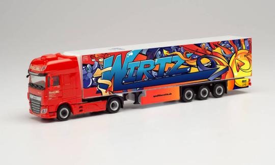 Herpa LKW DAF 105 XF Aerop. SSC Kühl-KSZ Spedition Wirtz 