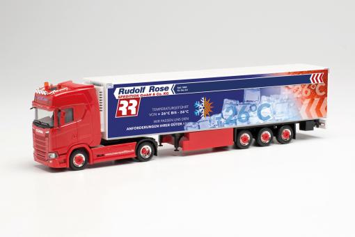 Herpa LKW Scania CS 20 HD Kühl-KSZ Rudolf Rose 315005 