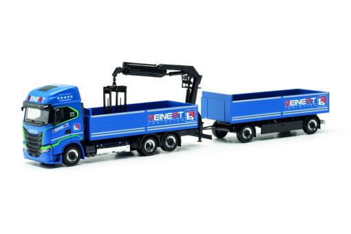 Herpa LKW Iveco S-Way PrHz Reinert Logistic 