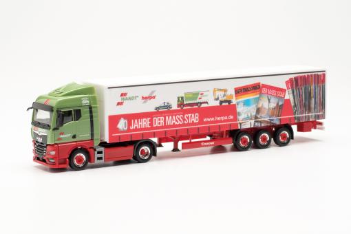 Herpa LKW MAN TG-X GM Aerop. Ga-KSZ Wandt 40 Jahre Mass:stab 