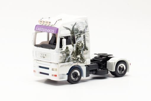 Herpa LKW MAN TG-A XXL Aerop. SZM Lagoudakis 4 315708 