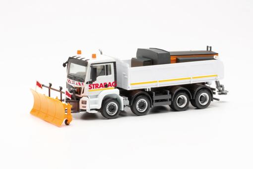 Herpa LKW MAN TG-S NN 4-achs Meiller STRABAG Winterdienst 315838 