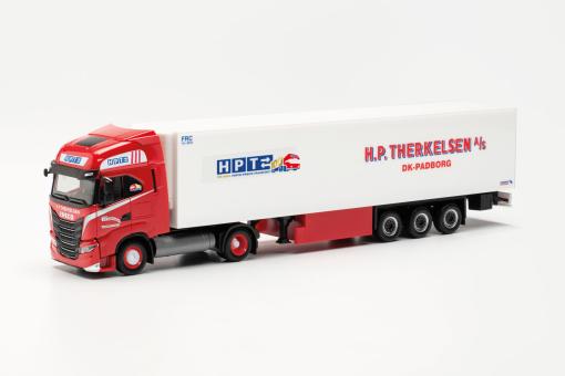 Herpa LKW Iveco S-Way LNG Kühl-KSZ H.P.Therkelsen 