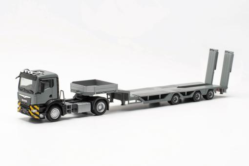 Herpa LKW MAN TGS NN 4x4 Allrounder-Sz grau/gelb 