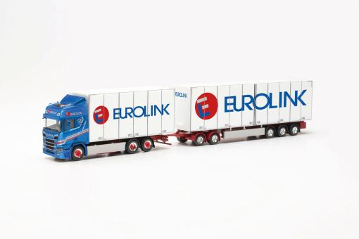 Herpa LKW Scania CR 20 HD Schwedencombi-KHZ Eurolink 316552 