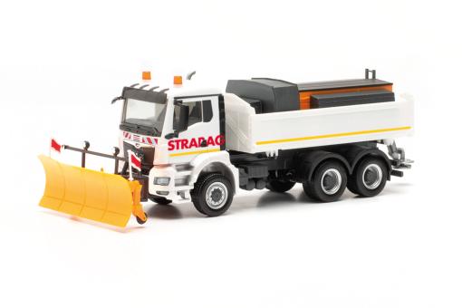 Herpa LKW MAN TG-S NN 3-achs STRABAG Winterdienst 