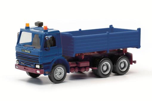 Herpa LKW Scania 113M 380 Baukipper-LKW blau 317221 