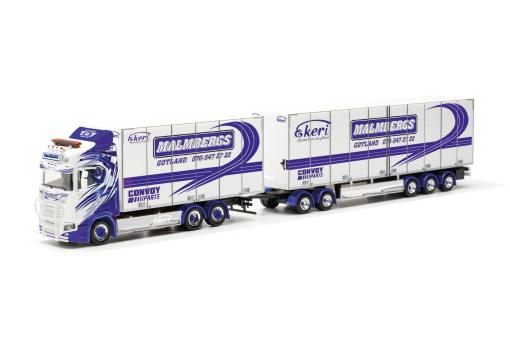 Herpa LKW Scania CS 20 HD Schwedencombi-KHZ Malmbergs 317290 