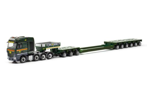 Herpa LKW MB Arocs Bigsp. SLT Tieflade-SZ Emil Egger (CH) 