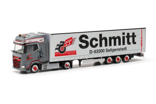 Herpa LKW DAF XG+ Ga-KSz Lowline Schmitt Seligenstadt 