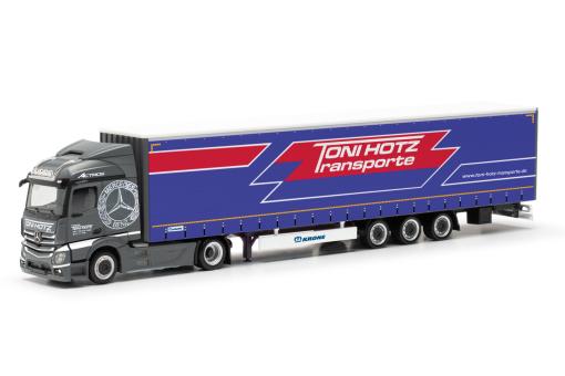 Herpa LKW MB Actros 18 Strsp. Lowlie Ga-KSZ Toni Holz 317573 