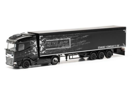 Herpa LKW DAF XG+ Schubboden-Sz SWAT 