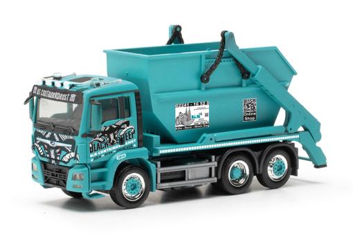Herpa LKW MAN TG-S Absetzkipper AK16 KS Container 317641 