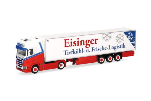 Herpa LKW Scania CS 20 HD Kühl-KSZ Eisinger 310567 