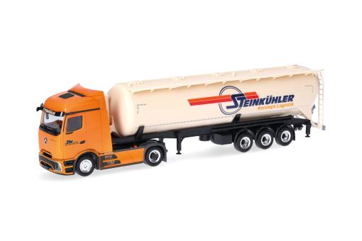 Herpa LKW MB Actros 600 ProCabin Kippsilo-Sz Steinkühler 