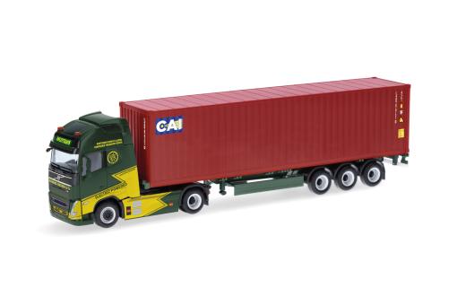 Herpa LKW Volvo FH4 Glob/Aerop. Elect. Cont-SZ 319256 