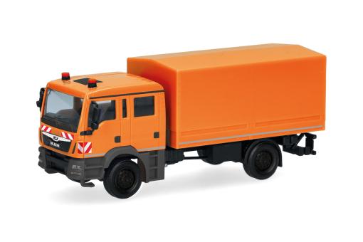 Herpa LKW MAN TG-M Mehrzweckgerätefzg kommunalorange 319300 
