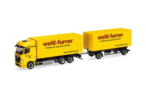 Herpa LKW MB Actros 18 Bigspace WKHZ Welti-furrer 319355 