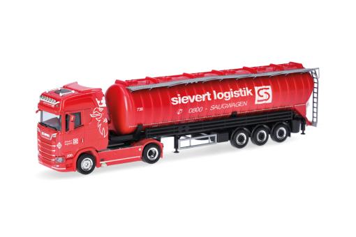 Herpa LKW Scania CS 20 HD ADR Saugsilo-SZ Sievert 319409 