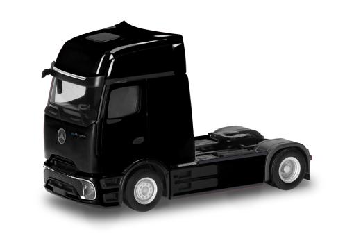 Herpa LKW MB eActros L 600 Giga ProCabin SZM schwarz 