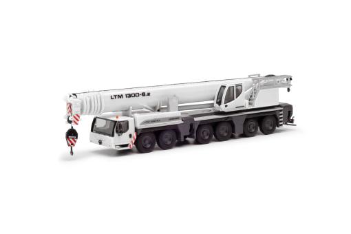 Herpa Liebherr Mobilkran LTM1300-6.2 weiß 