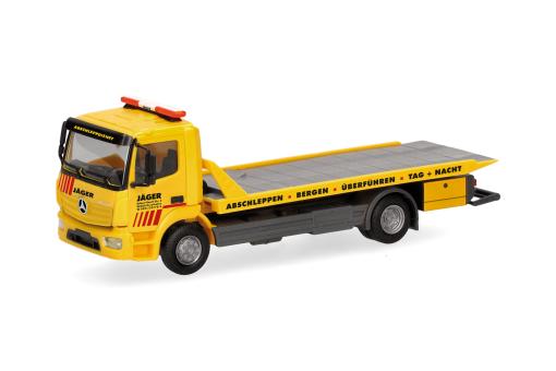Herpa LKW MB Atego Abschleppfahrzeug Jäger 319836 