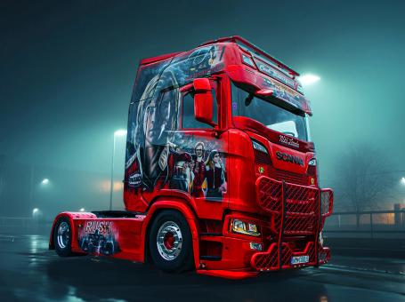 IMC 1:50 LKW Scania CS 20 6x4 SZM Cool Transport Niki Lauda 