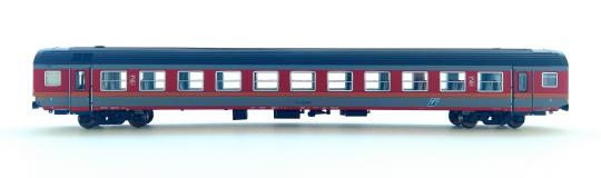 VI Train Carrozza MDVE  2\' classe, livrea origine grigio\\rosso fuoco 