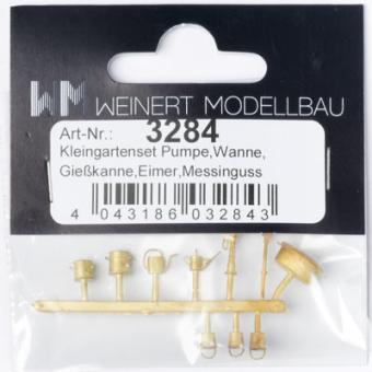 Weinert Modellbau Kleingartenset mit Pumpen, Wannen, Gießkan 