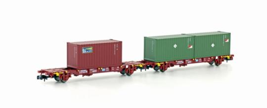 MF Train N 2er Set Containerwagen Lgnss SNCB/IFB, Ep.V 