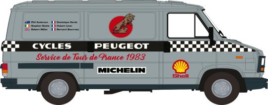 Brekina Peugeot J5 Kastenwagen Tour de France 