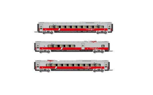 Arnold Ergänzungset 3tlg. ETR 610 EuroStar,AV-Frecciargento, 