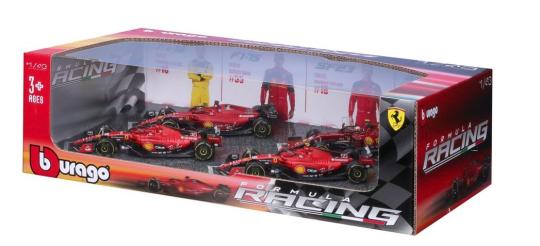 bburago 1:43 FERRARI SET F14X SF-23 TEAM SCUDERIA FERRARI 