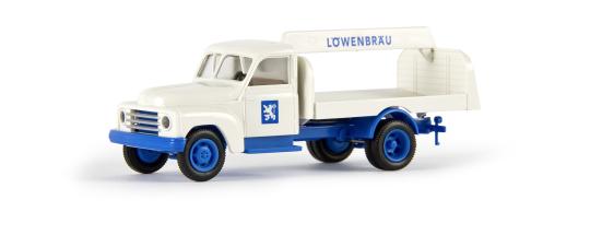 Brekina LKW Hanomag L 28 Getränkeaufbau Löwenbräu 