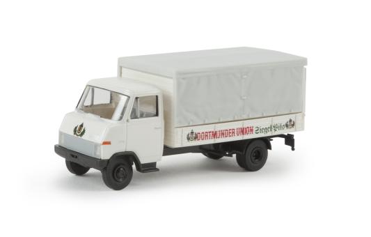 Brekina HHF F 55 Getränkeaufbau Dortmunder Union Bier 