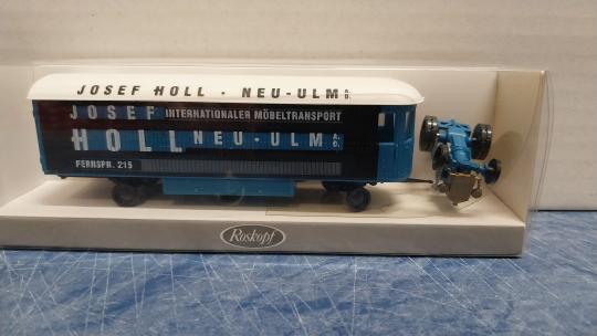Rosskopf Hanomag Schlepper mit Möbelanhänger Josef Holl Neu- 