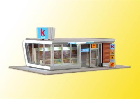 Kibri H0 Kiosk inkl. LED-Beleuchtung 39008 