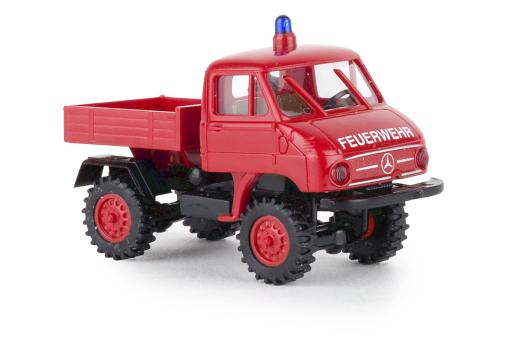 Brekina Mercedes Unimog 411 Feuerwehr 39032 