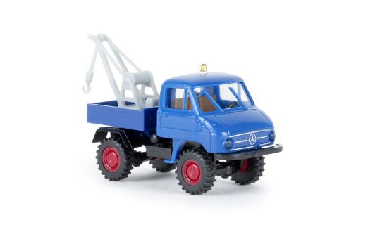 Brekina LKW Unimog 411 Abschleppwagen 