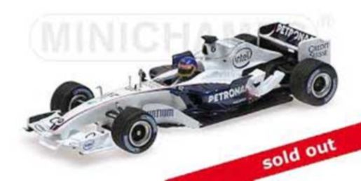 Minichamps 1:43 Sauber BMW C24B - Jacques Villeneuve  F1 Test Valencia February 