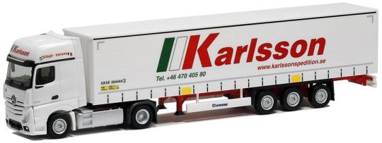 Herpa LKW MB Actros 18 Bigsp Kühl-KSZ Karlsson 