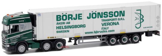 Herpa LKW Scania CR 20 HD 3a Kühl-KSZ Börje Jönsson Helising 