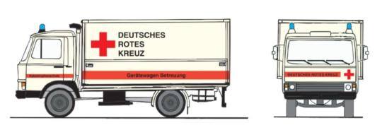 Loewe Magirus Deutz "Zeta"  90 M 5 - GW,  Deutsches Rotes Kr 