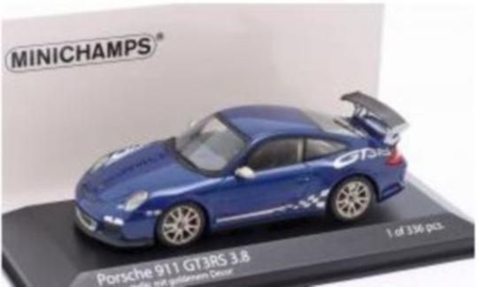 Minichamps 1:43 Porsche 911 (997 II) GT3 RS 3.8 - blue met. 