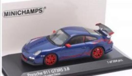 Minichamps 1:43 Porsche 911 (997.II) GT3 RS 3.8 - blue 
