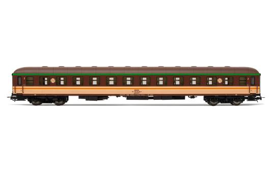 Electrotren 4-achs. Schnellzugwagen 2. Klasse, RENFE Estrella-Farbgebung, Ep. IV 