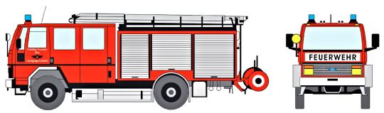 Loewe FORD Cargo 1320 - LF 16 - Freiw. Feuerwehr Köln-Lövenich / HO 4034 