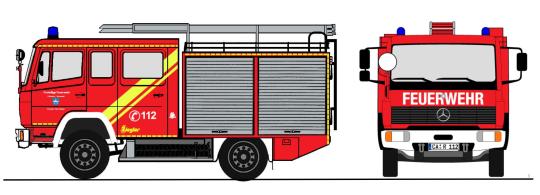 Loewe MERCEDES BENZ 917 (LN2) - LF 8/6 - Fw. Lübbenau/Spreewald 4066 