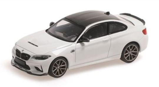 Minichamps 1:43 BMW M2 CS (2020)- white with gold wheels 