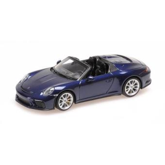 Minichamps 1:43 PORSCHE 911 (991) SPEEDSTER - 2019 - BLUE METALLIC 410061132 